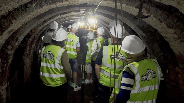 A tour of the archways underneath No. 7 Bottle Shop.