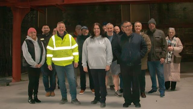 Volunteers at the first St Helens Community Shed meeting for the Cannington Shaw restoration project.