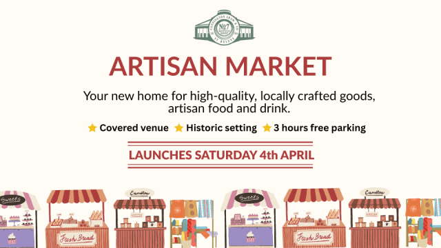 Artisan Market opens Saturday 4th April.